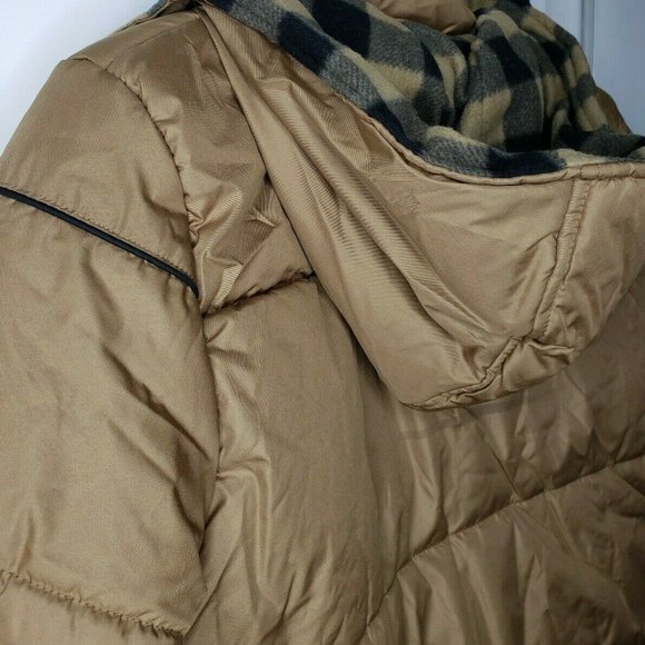 iXtreme Boys Brown Plaid Interior Full Zip Jacket With Skully Hat Included - Picture 6 of 12